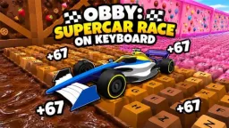 Obby: Supercar Race on Keyboard