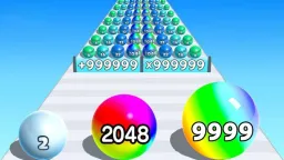 Ball Run 2048
